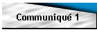 Communiqu� 1